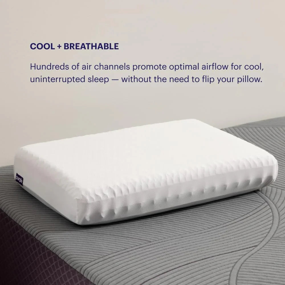 Pillow - The most comfortable pillow that science can conceive. It features an adjustable height pad for personalized height adjustment. It is made of gel elastic grid material and follows ergonomic design. Standard size.