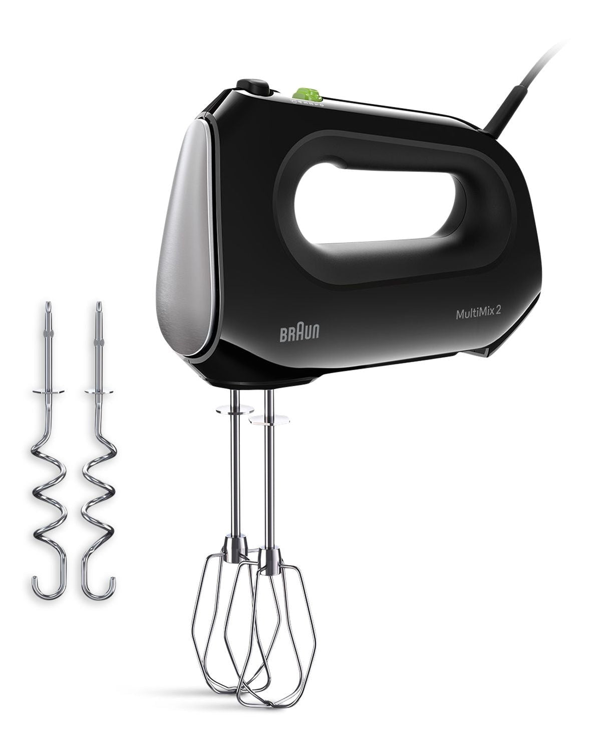 MultiMix 2 5-Speed Hand Mixer, Includes MultiWhisk Beater, 250W, Black