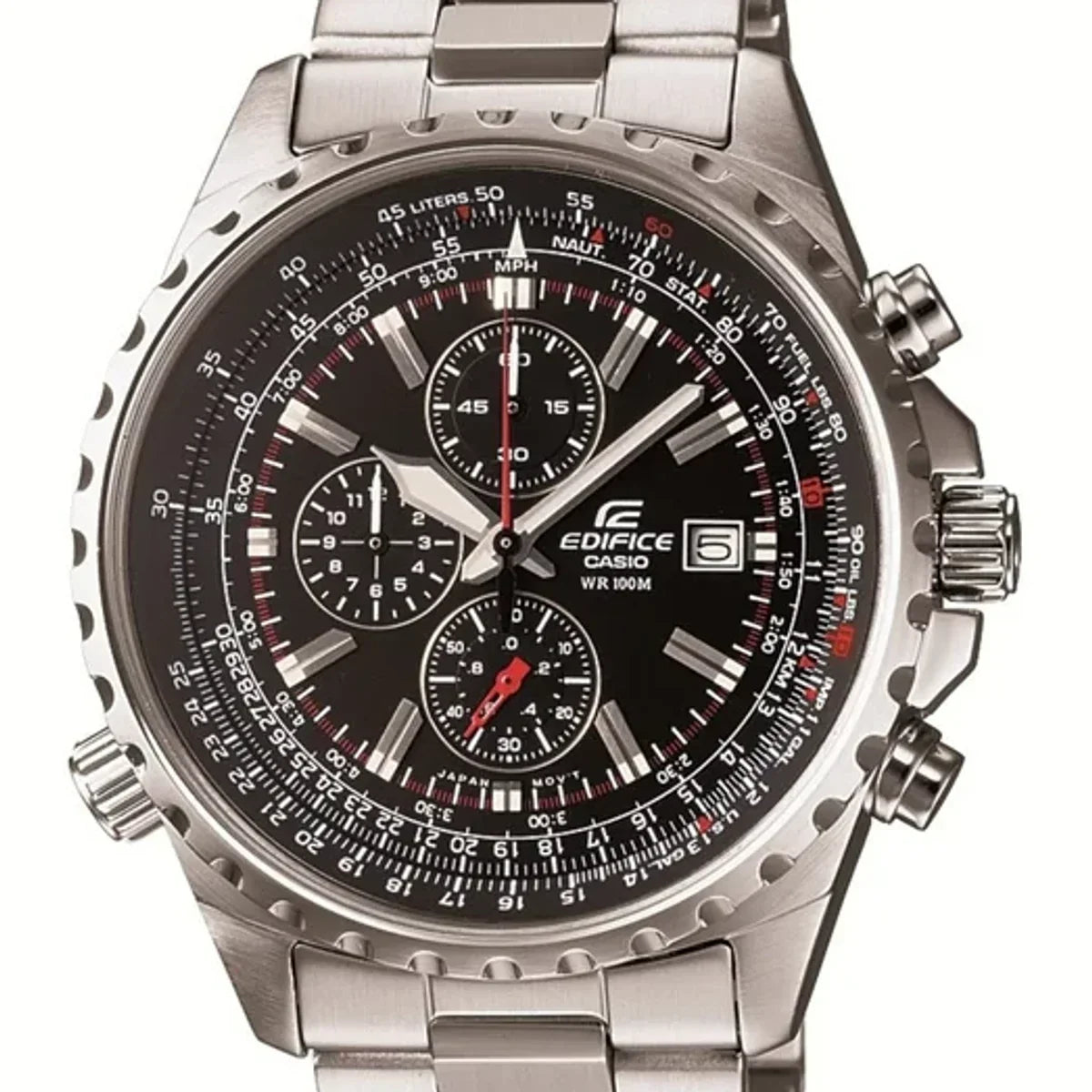 Casio Edifice Black Dial Men's Watch
