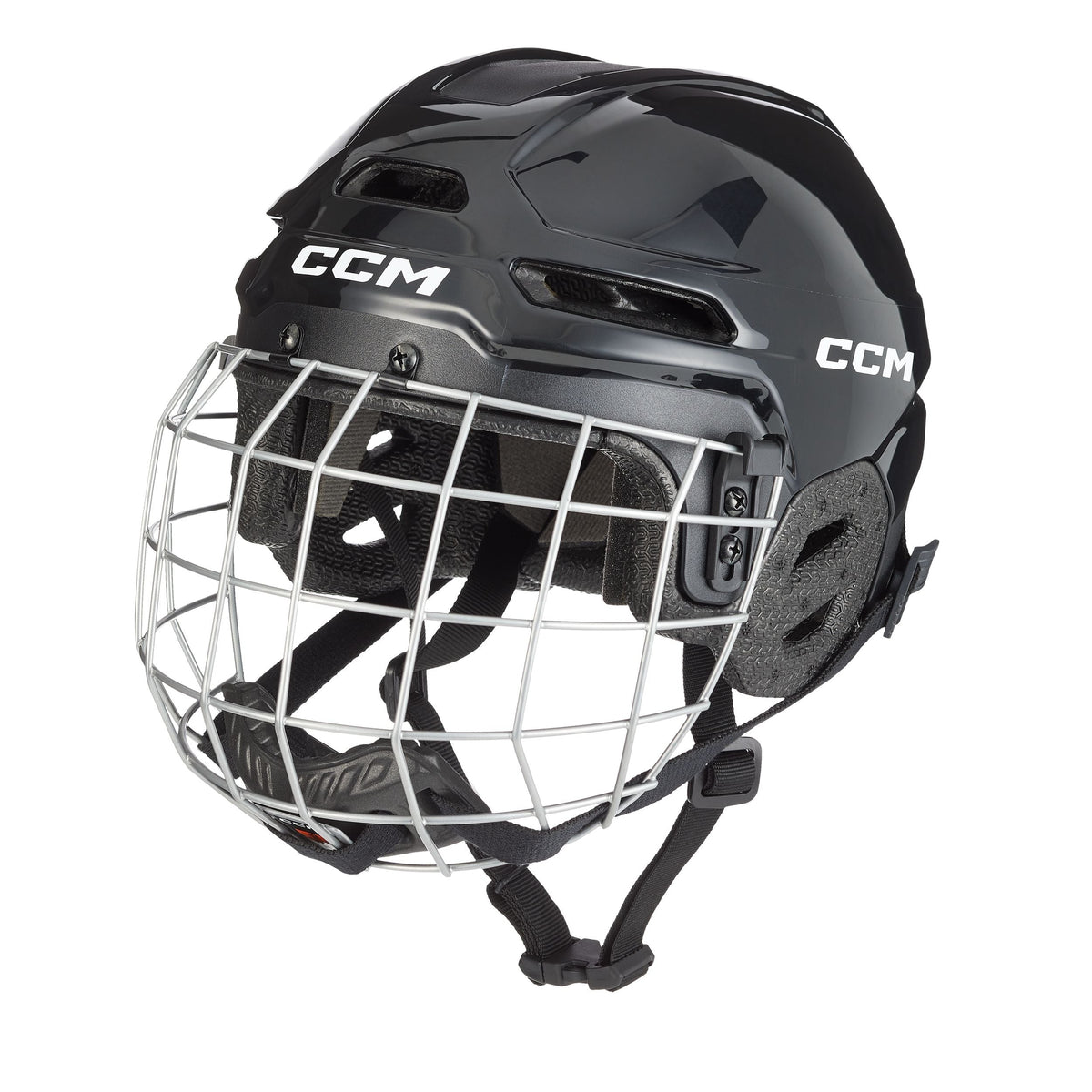 Multi-Sport Hockey Helmet & Cage Combo, Youth, Black