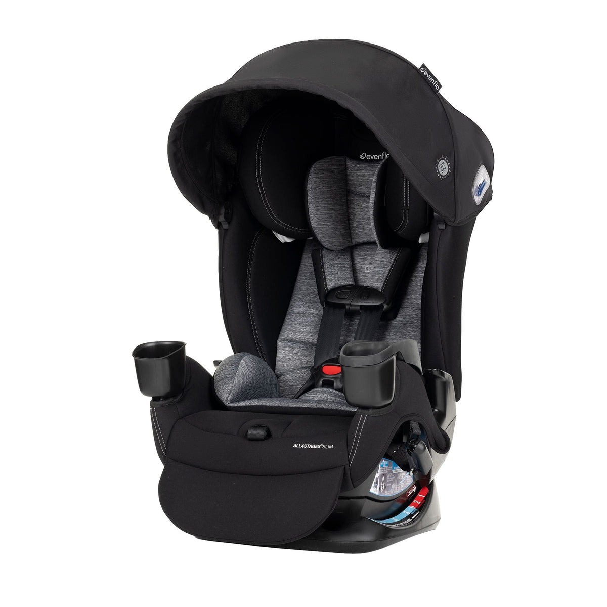 All4Stages Slim+ 4-in-1 Convertible Car Seat, Rear & Forward Facing, Howell