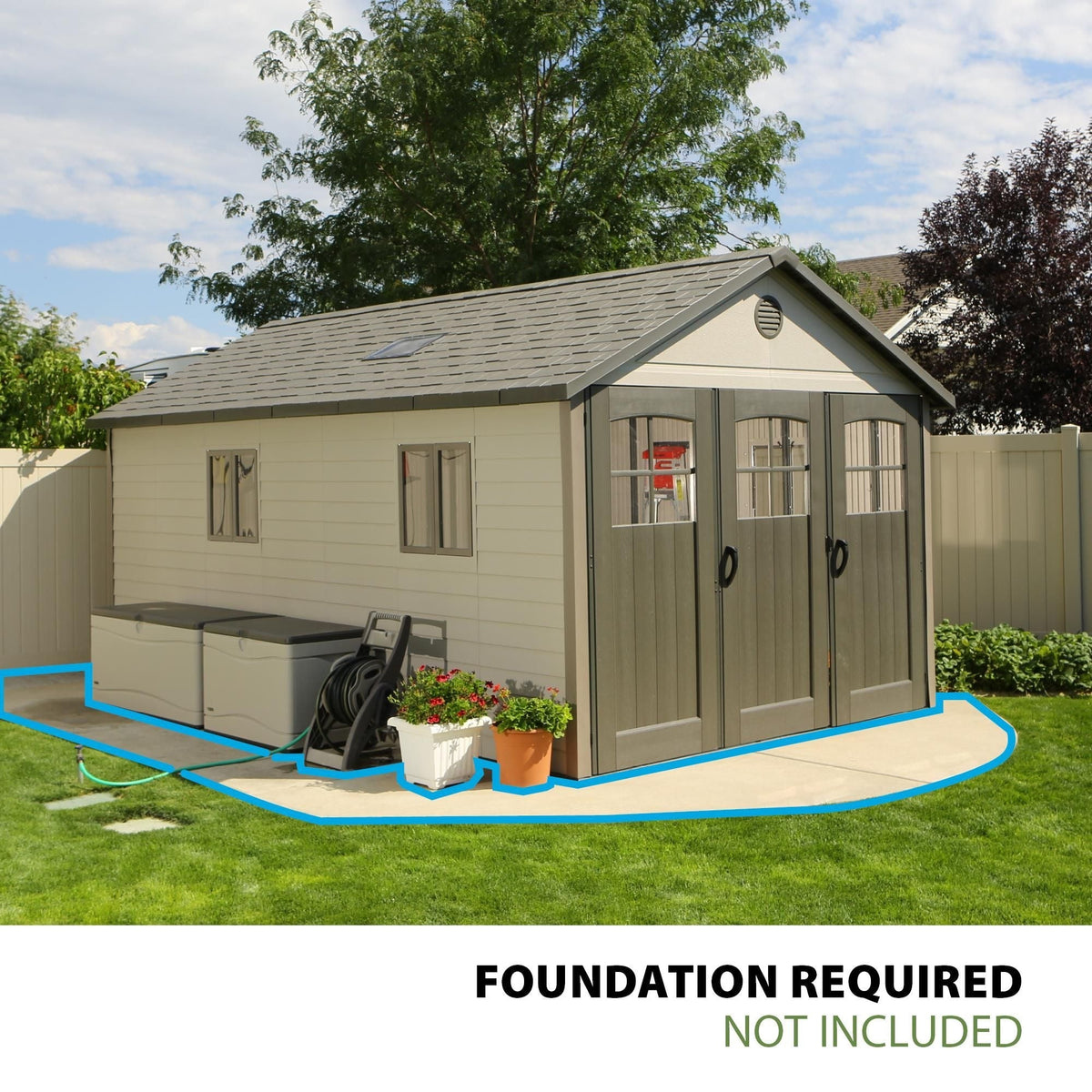 Outdoor Storage Shed, 11-ft x 18.5-ft