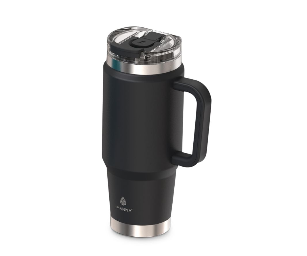 WFH Stainless Steel Insulated Travel Mug with Dual-Function Lid, 32-oz