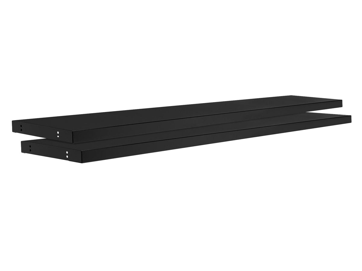Bold 3.0 Display Wall Shelf Set, 72-in, Black, 2-pk