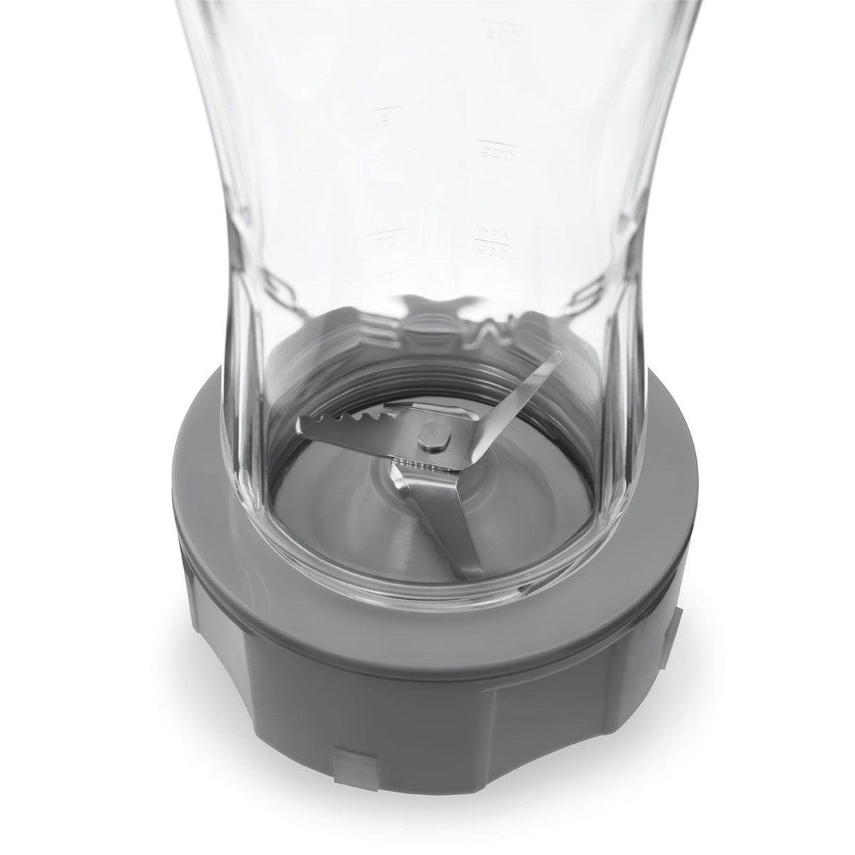 300W Stainless Steel Personal Jar Blender, Clear