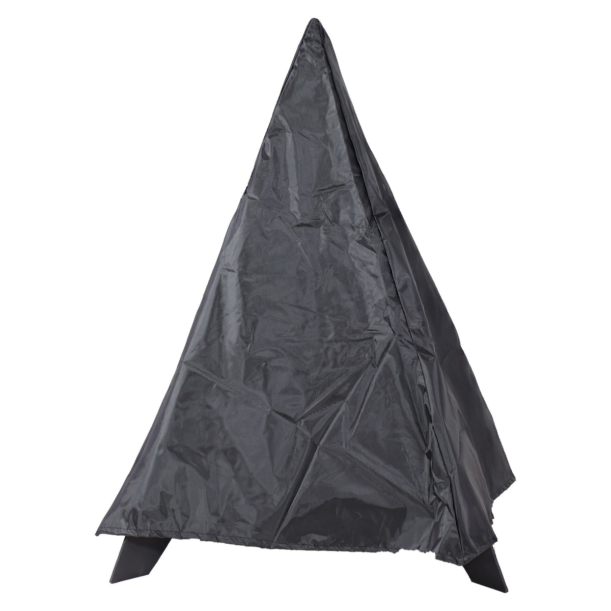 Decor Majestic Pyramid Steel Fire Pit, Black