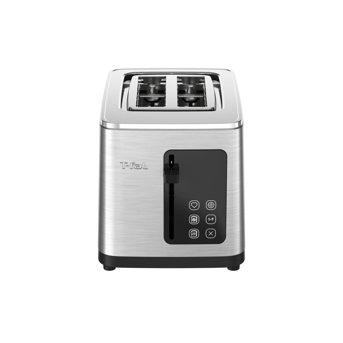2-Slice Stainless Steel Digital Toaster, Extra wide slots, 7 Browning levels