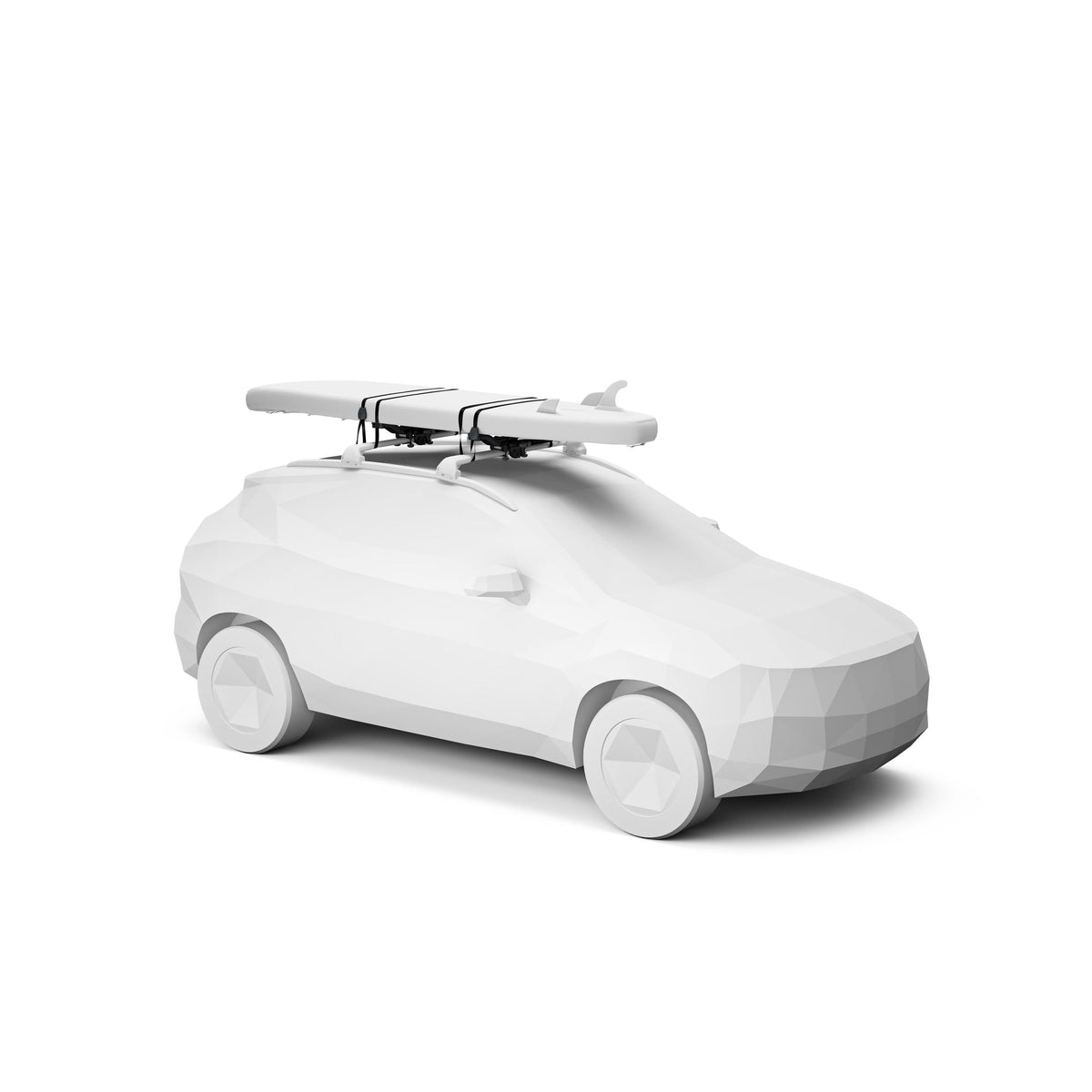Compass Black Vertical Kayak Rack with Hardware