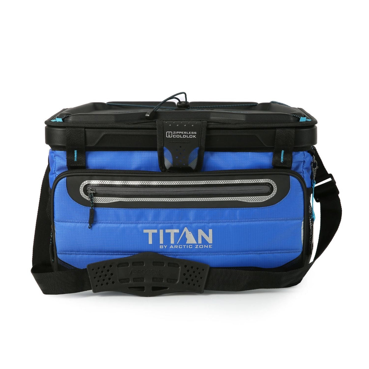 by Arctic Zone 50 Can Collapsible Zipperless Cooler, Blue