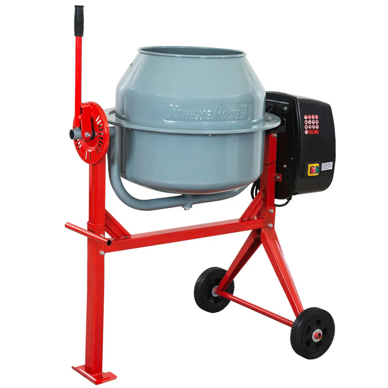 Cement Mixer 4cu ft 500W Portable Electric Concrete Mortar T2349