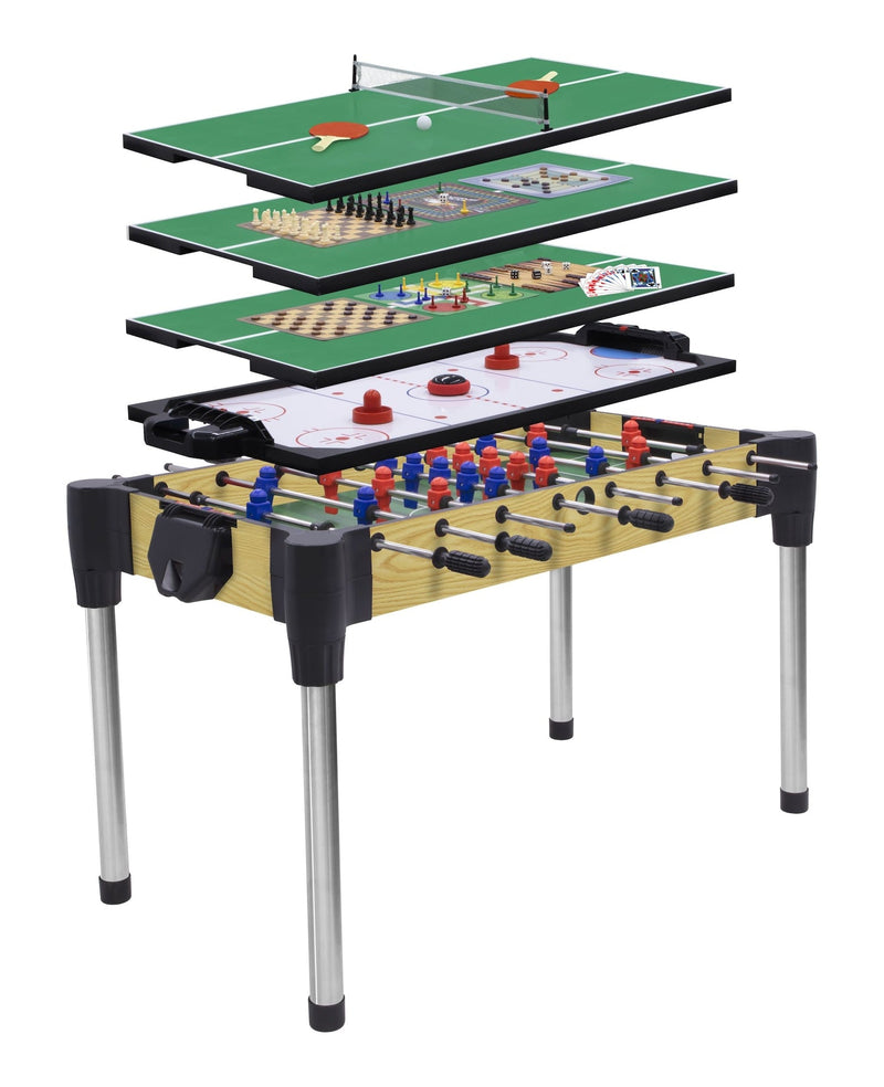 10-in-1 Space-Saving Battery-Powered Games Set/Table, 48-in M4190