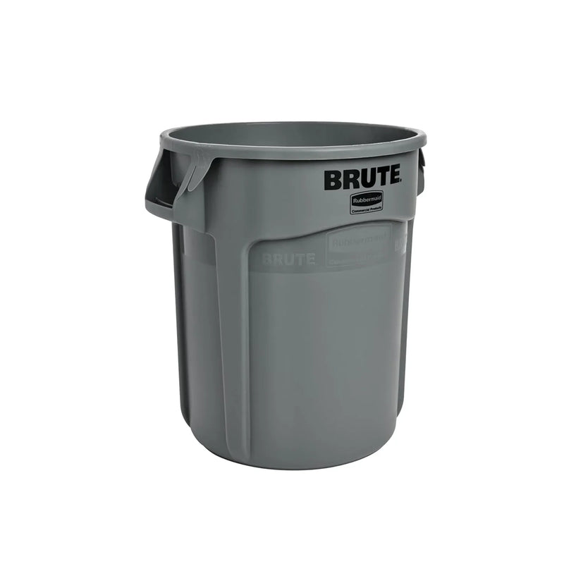Heavy-duty round trash can / dumpster, 20-gallon capacity, white, suitable for outdoor garbage containers in places such as garden workers / construction workers / restaurants / backyards / offices / storage areas, 6 pieces per set. G6663