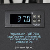 Polar Revive Chiller for Ice Bath and Cold Plunges Including All Hoses and Pumps. 1/3 HP, 2/3 HP, 1 HP Models