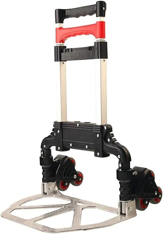 Hand Cart-Home Small Trailer Luggage Cart Folding Trolley Car Outdoor Goods Shopping Trolley Cart Truck Z0569