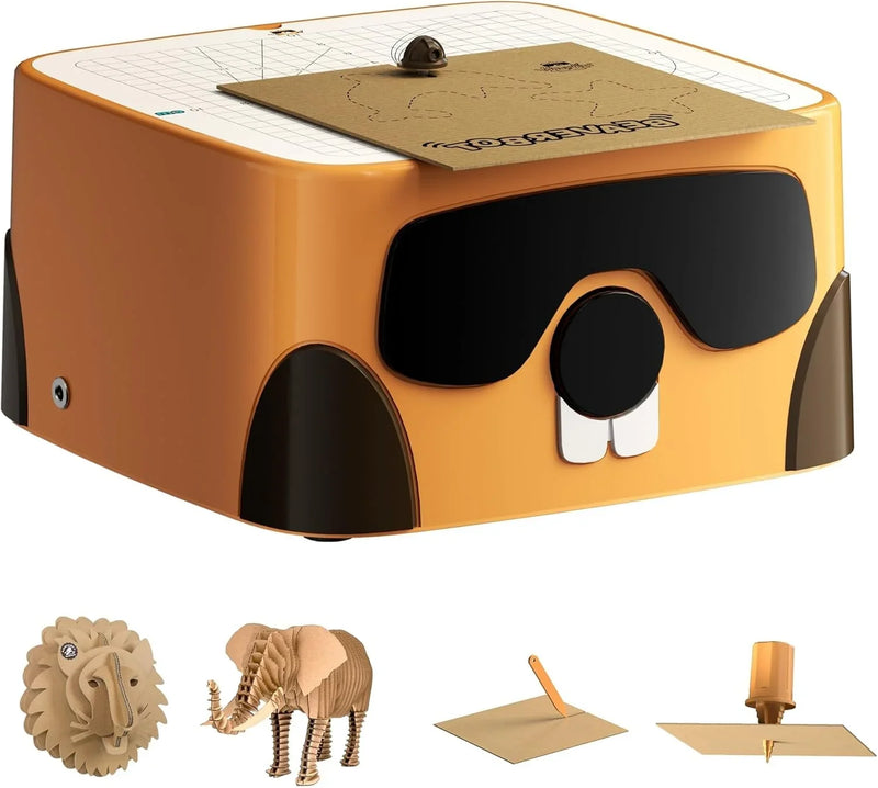 BEAVERBOT Kids Cardboard Cutter STEM Craft Kit, Ages 3 Q2287