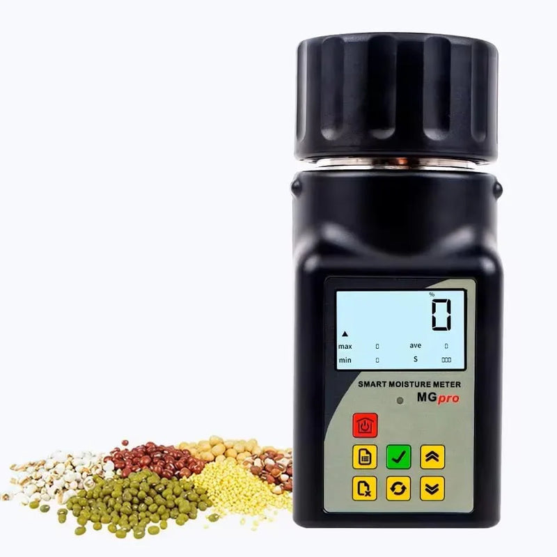 Portable mini grain moisture measuring instrument, suitable for 25 types of grains such as coffee, cocoa, rice, wheat, etc., with 99 sets of data storage function L9265