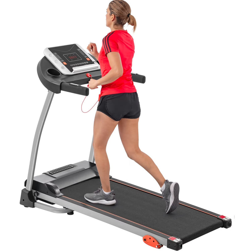 Ambifirner Easy Folding Treadmill with Adjustable Incline, Wide Running Deck, Foldable Design, Digital Monitor Mini Treadmill for Home Office Z6432