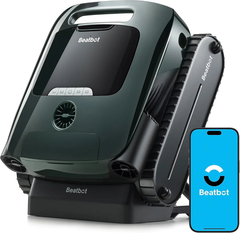 AquaSense 2 Pro Cordless Pool Vacuum Robot, Unmatched 5-in-1 Cleaning, Surface Parking, Skims Water Surface with APP Control, Water Clarification, for Pools up to 3,875 Sq.ft -- Emerald Green B5114