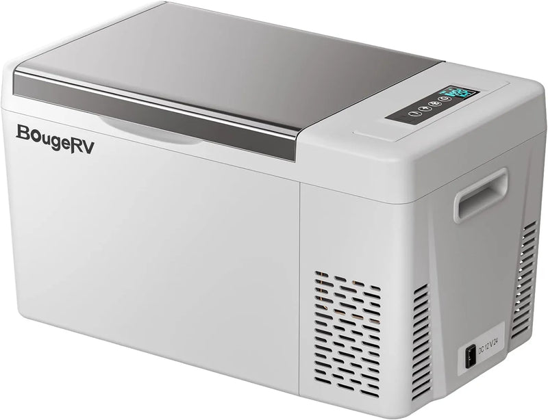 12 Volt Refrigerator 12V Car Fridge 23 Quart Portable Freezer Compressor Cooler 12/24V DC 110~240 Volt AC for Truck Van RV Camper SUV Travel Camping Road Trips Tailgating -7℉~50℉ H6143
