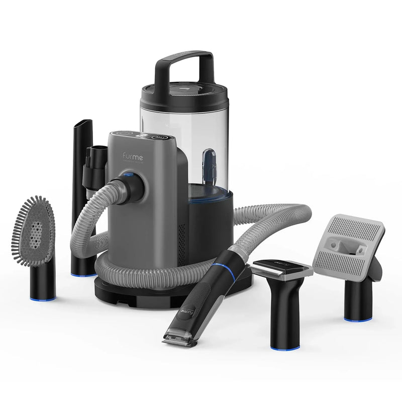 Professional Plus Pet Grooming Vacuum Kit, 5 Pet Grooming Tools, 2L Canister, Works for All Dogs, Cats, and Pet Fur S5244