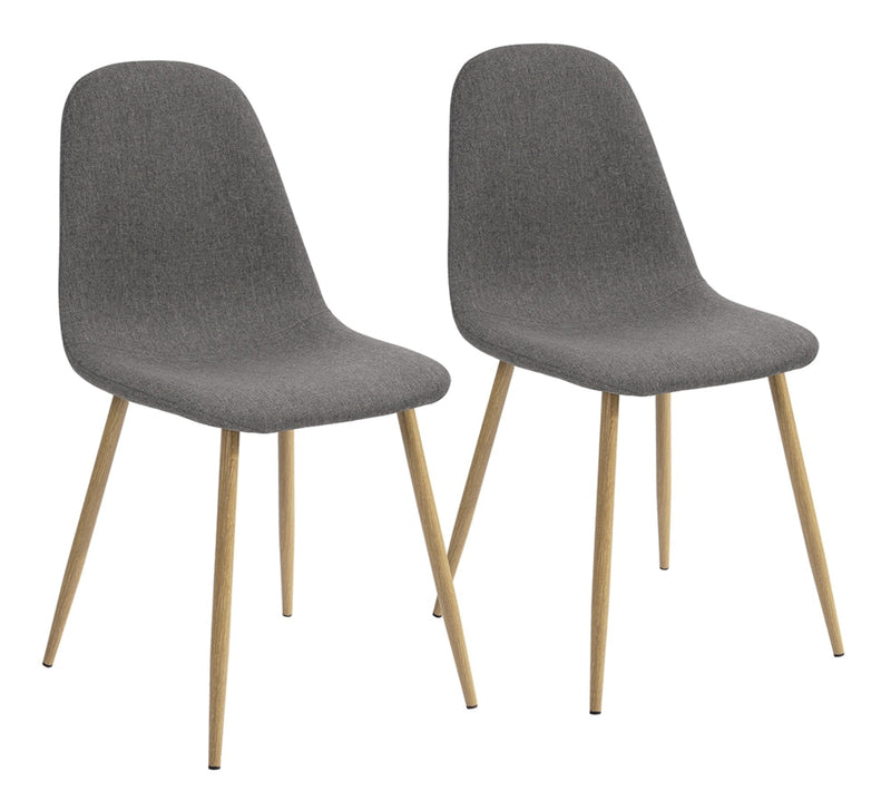 Charlton Fabric Dining Chair, Grey C8991
