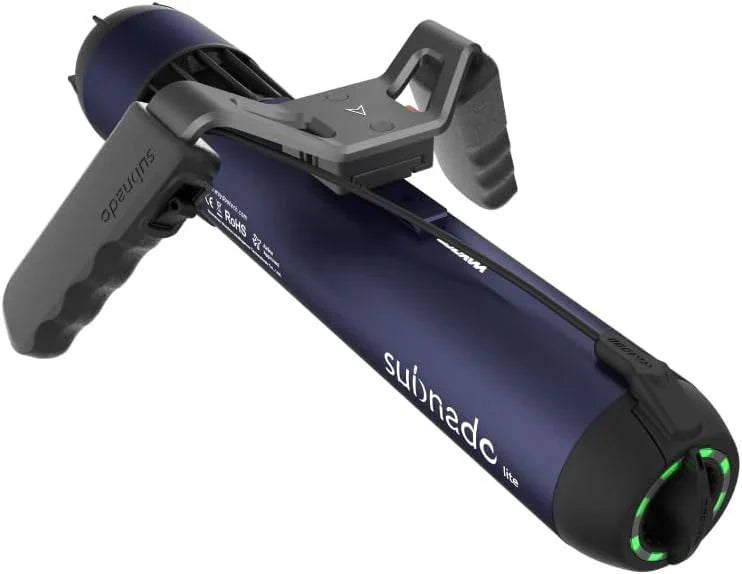 Underwater Scooter Lite, Water Sports Diving Scooter with Removable Handle, Compact and Portable Water Scooter for Adults&Kids, Scuba Diving Snorkeling Sea Scooter Multiple Uses, Blue V2723