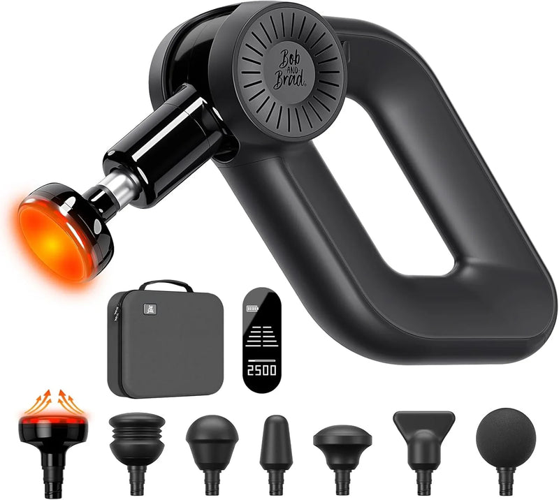 Professional massage gun - deep tissue impact massage, 16mm amplitude, suitable for professional muscle massager for athletes, can relieve pain, quiet electric back massager, as a gift for him D8063