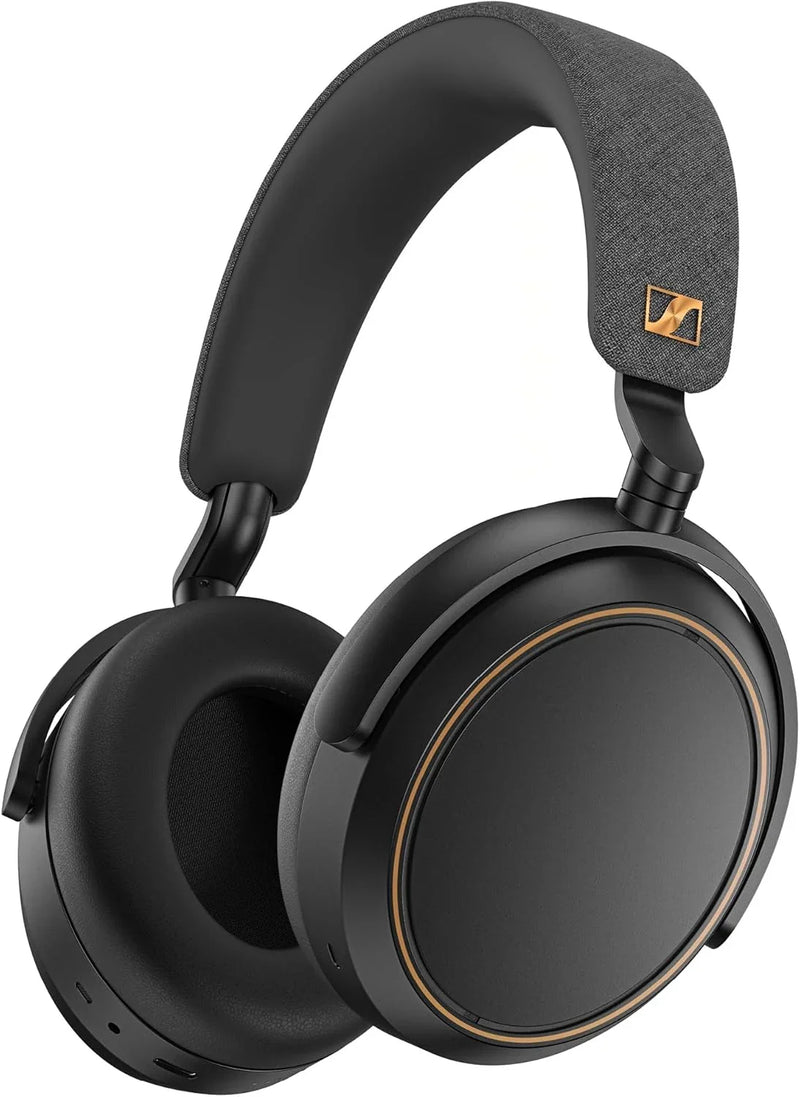 Consumer-grade audio power 4 wireless headphones - Support Wireless connection, equipped with adaptive noise cancellation function, clear calls, up to 60 hours of battery life, and customizable sound effects. White model. C4369