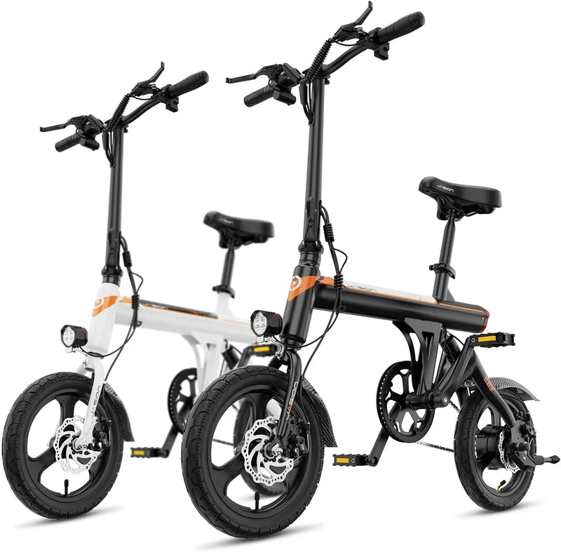 EB3 Electric Bike Adults 21mph, 500W Peak Motor, 270Wh Battery, Rear Suspension, 3 Levels Assist, 14" Folding Ebike for Adults and Teens, Complies to UL2849 Z3460