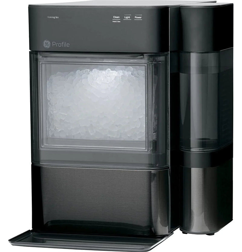 Countertop Nugget Ice Maker | Ice Machine with WiFi Connectivity | Smart Home Kitchen Essentials | Black Stainless T2640