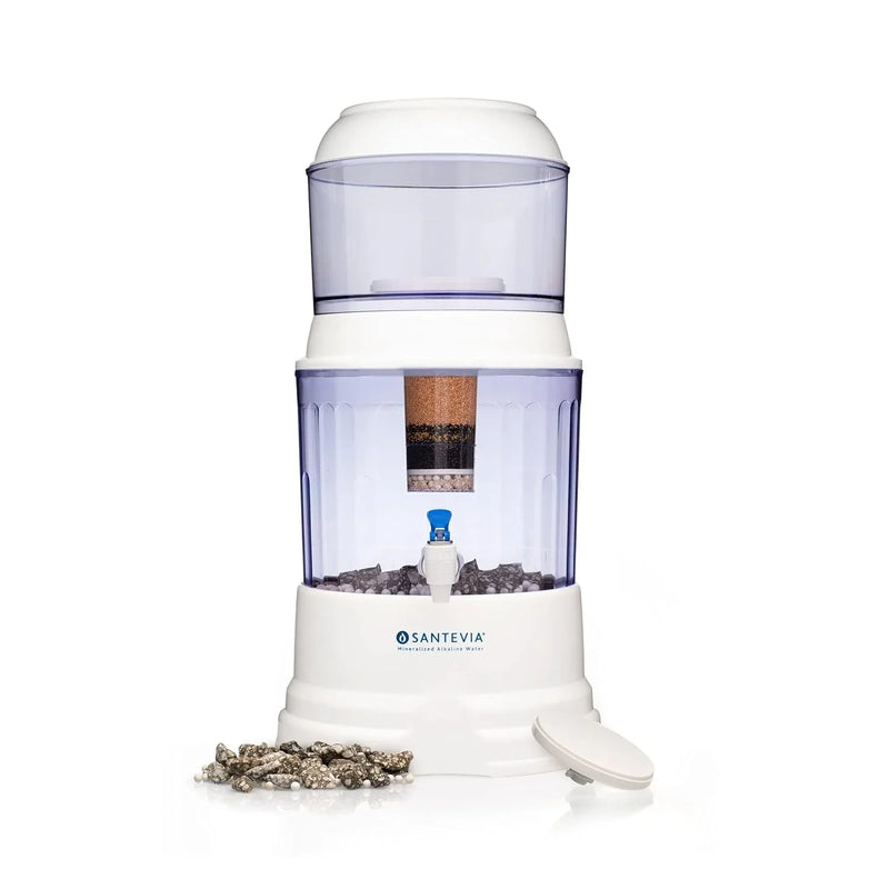 Counter-top type - Enhanced alkaline and fluoride filter | Household water filter that makes water alkaline and adds minerals | Chlorine and fluoride filter V1840