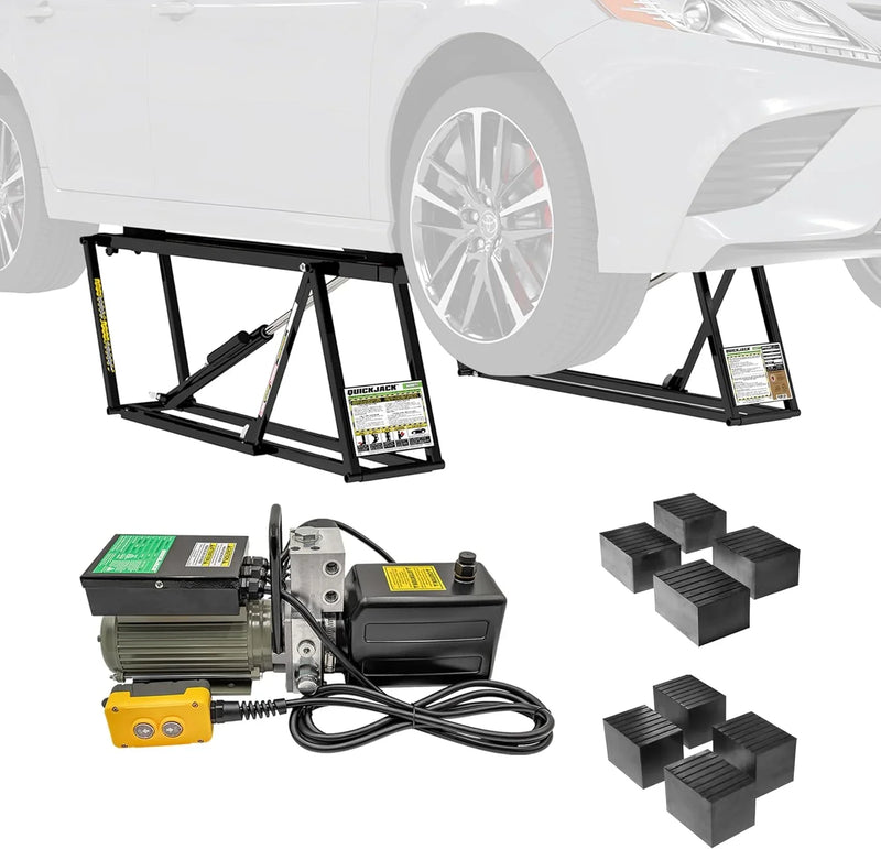 5000TL Portable Car Lift – ALI Certified 5,000 lb Capacity with 110V Power Unit, Compact Alternative to a 2-Post Car Lift for Garage, Home Mechanics, DIY Auto Repair, or Shop Use Z8661