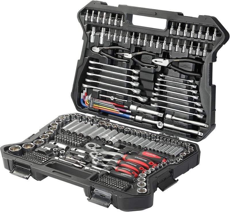 314-Piece Mechanics Tool Set and Socket Set, Professional Metric Set W2223