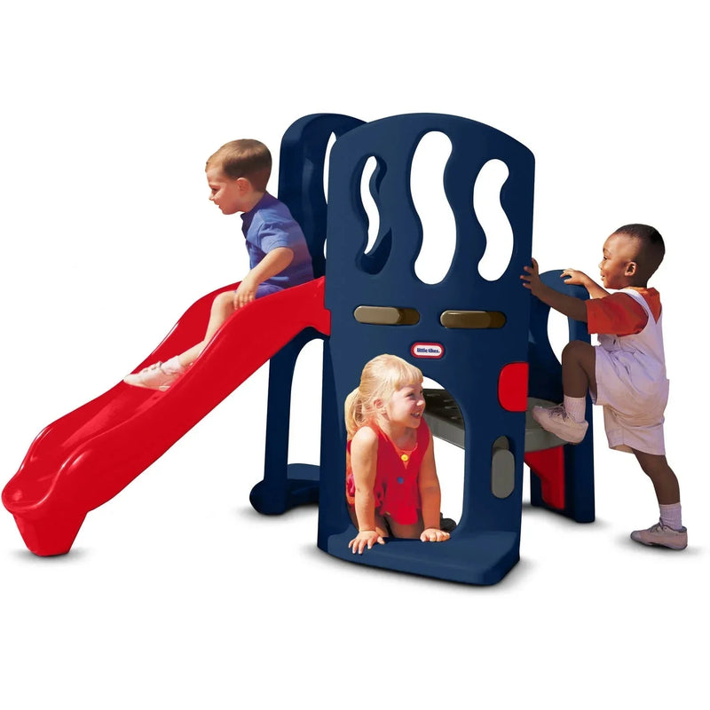 Hide & Slide Climber, Blue & Red - Climbing Toy and Slide for Kids Ages 2 to 6 G5962
