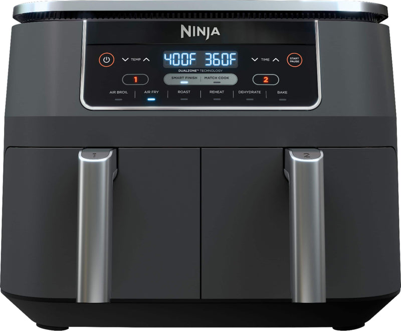 DualZone 6-in-1 8-Qt Air Fryer – Black W1893