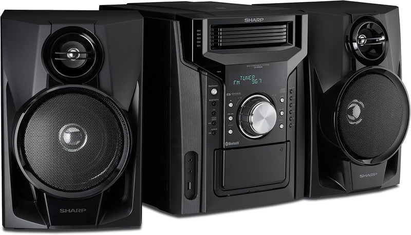 CD-BH950 240W 5-Disc Mini Shelf Speaker System with Cassette and Wireless F0097