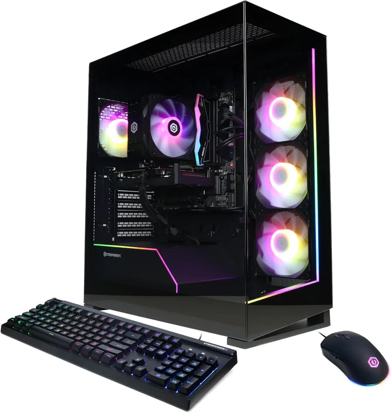 Gaming PC, Intel Core i5-13400F 2.5GHz, GeForce RTX 4060 8GB, 16GB DDR5, 1TB PCIe Gen4 SSD, WiFi Ready & Windows 11 Home (GXiVR8060A24) P9705