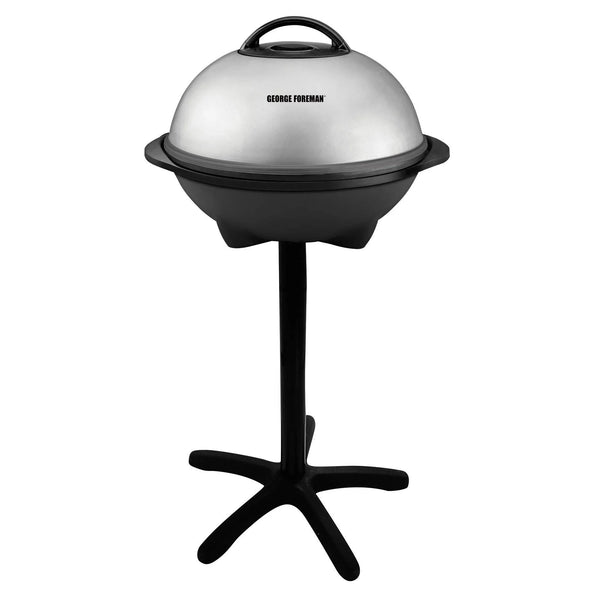 George Foreman Silver 12 Servings Upto 15 Electric Grill B3238
