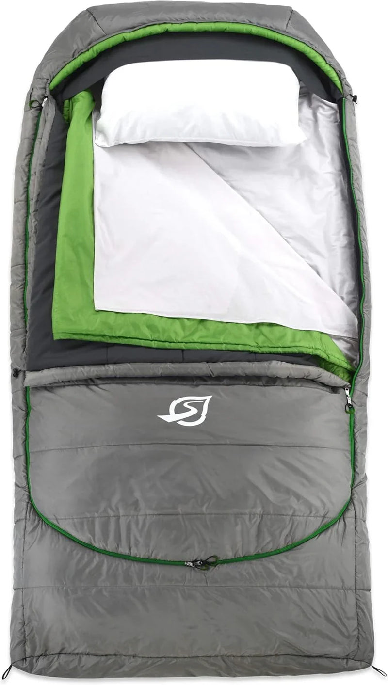 Adult Cloud-style sleeping bag - Adjustable multi-layer design, suitable for use in 3 to 4 seasons - Includes cotton bedding V0437