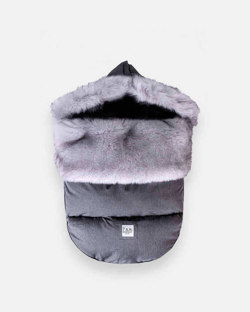 Enfant PlushPod - Tundra Heather Grey Dark Faux, 0-18M D5770