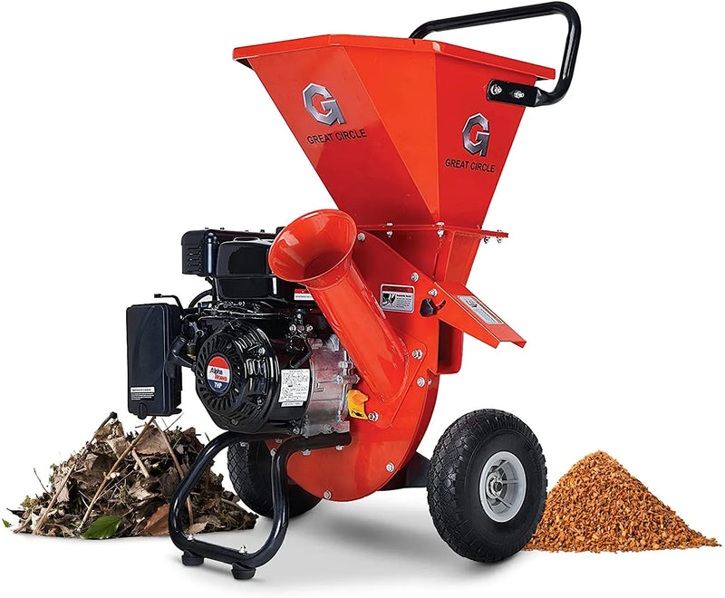 Wood Chipper Shredder Mulcher Heavy Duty Gas Powered P3556