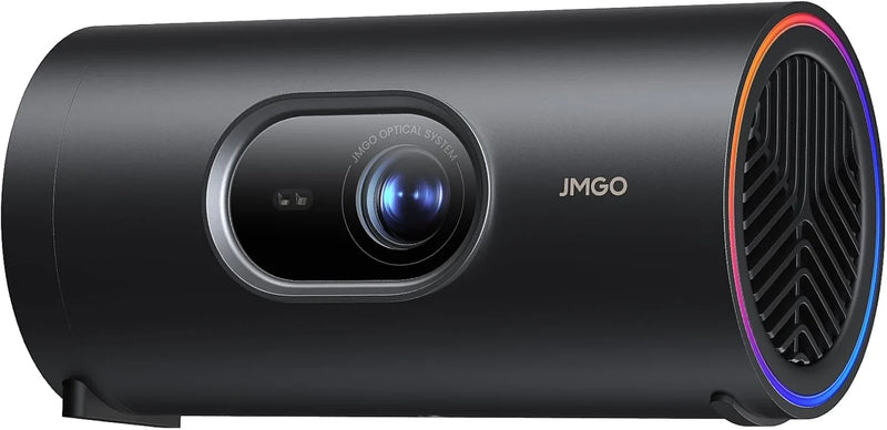 1080P intelligent portable projector, Google TV, 400 lumens, 8-watt Dolby Digital Sound, 3D activation function, HDR10 standard, mini projector with Wi-Fi and Wireless functions, suitable for home and outdoor use, equipped with optical filter. V9914