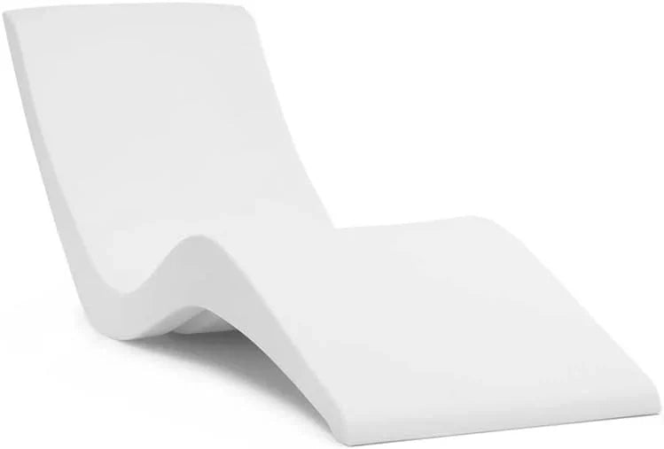 Classic White - in-Pool Chaise Lounger – Designed for Water Depths Up to 9” – Aqua Outdoors – Set of 2 – Compatible with All Pool Types - Poolside & Sun Deck Tanning K7874