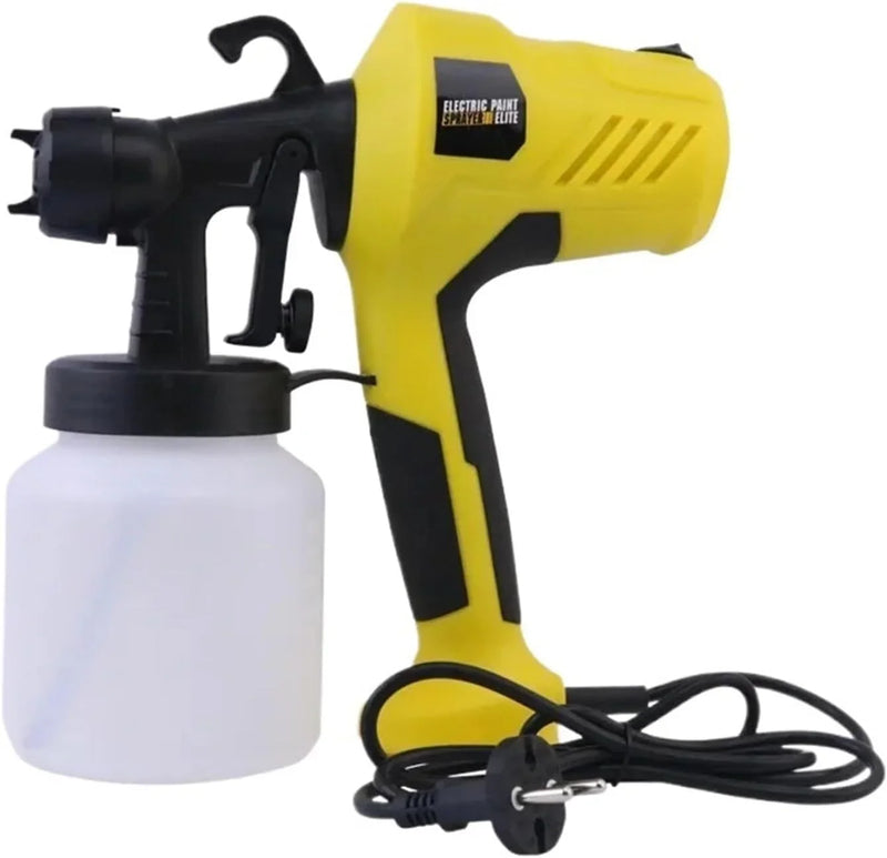 Electric Spray Gun Household Paint Coatings Latex Paint Spray Painting Machine Small Spraying Machine Spray Kettle and Spray Gun(Caliber 2.5mm Yellow) L4190