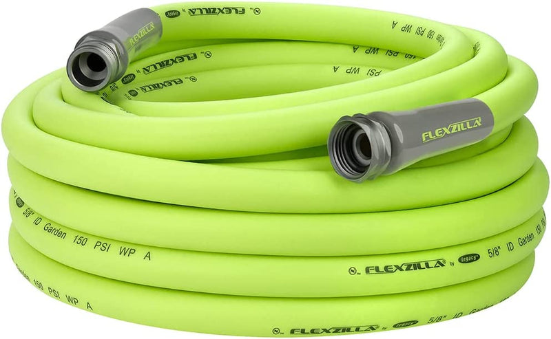 Flexzilla Garden Hose 5/8 in. x 50 ft, Heavy Duty, Lightweight, Drinking Water Safe W5020