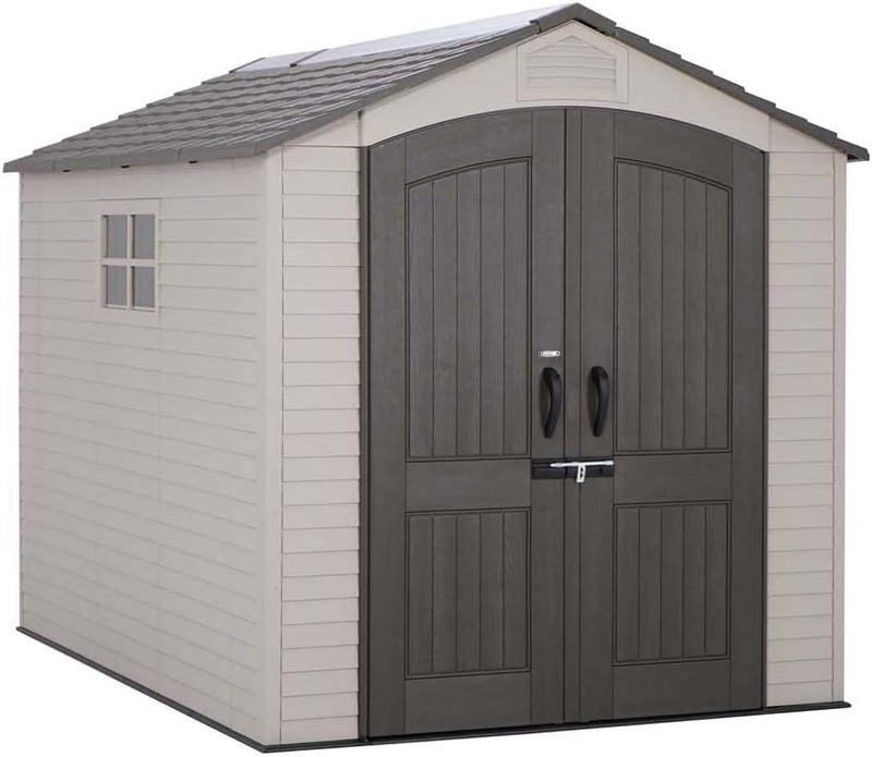 A 12-foot-long outdoor storage rack S0234