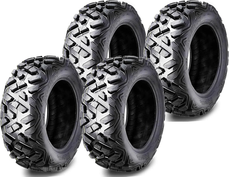 Set of 4 New ATV/UTV Tires 27x9-14 Front & 27x11-14 Rear /6PR P350-10385/10386... K4258