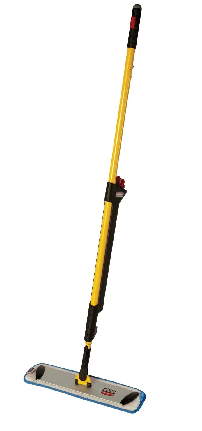 Pulse microfiber floor cleaning system, operated using a single-sided mop frame V2855