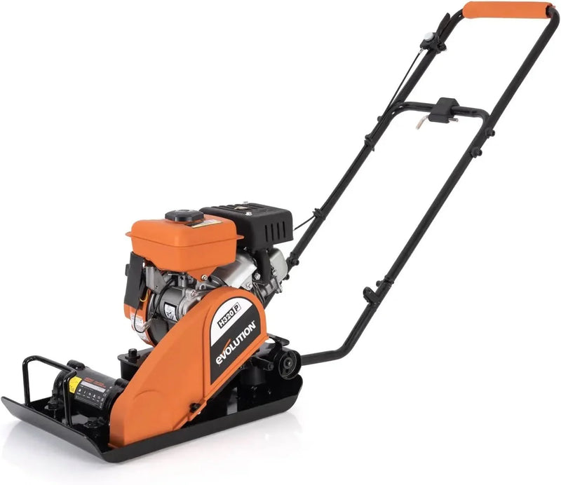 Electric Compactor Plate - Ideal For Levelling Pavement, Artificial Turf Ground Preparation, Patio, Blockwork, Sand, Soil & More T4545