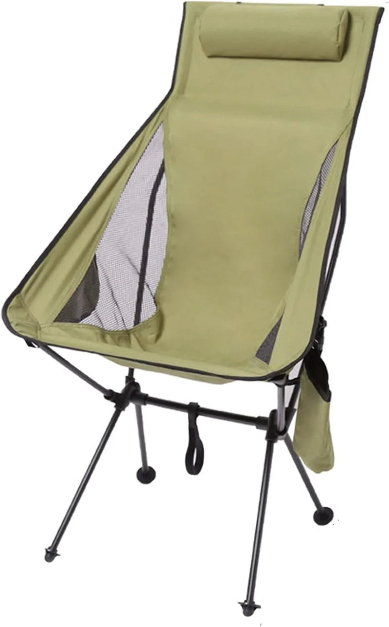 Foldable Chair Ultralight Folding Moon Chairs Outdoor Removable Washable Fishing Picnic BBQ Chairs with Carry Bag Outdoor Stool J8909